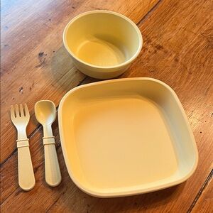Re-Play 7” plate set - bowl and utensils